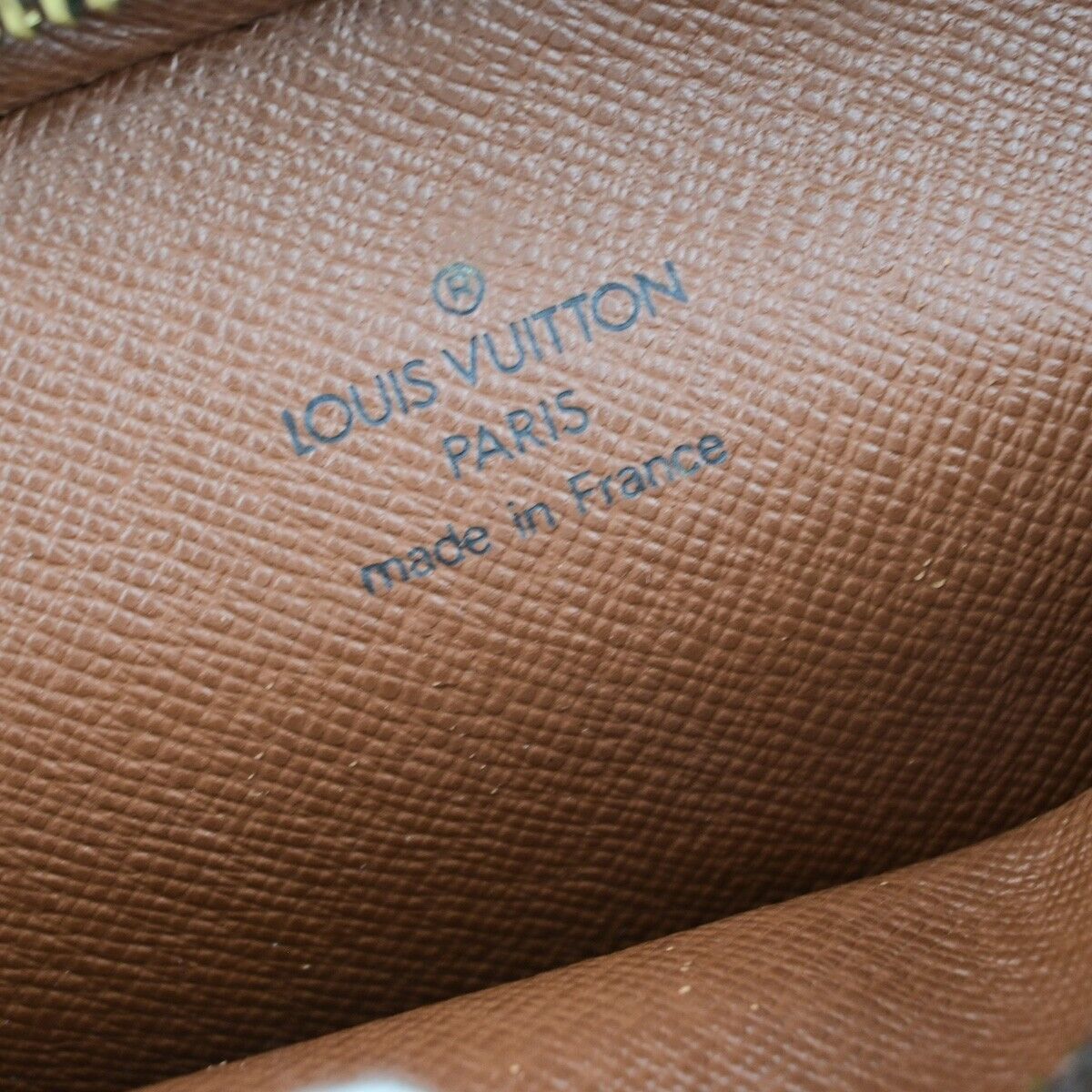 LOUIS VUITTON Danube Shoulder Bag Monogram Leather Brown France M45266 85EC525