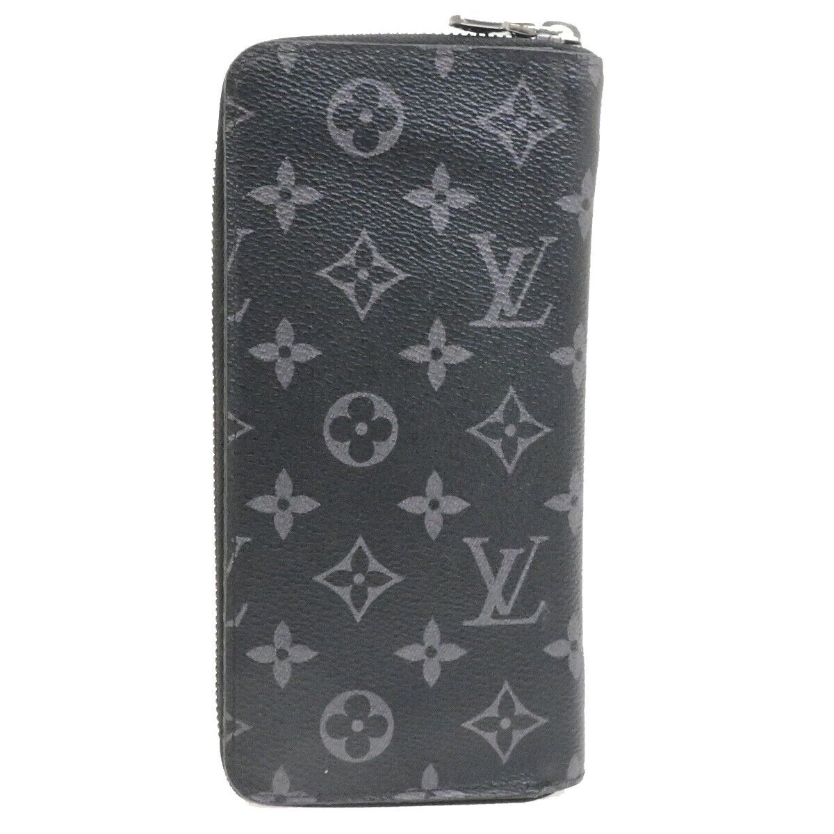LOUIS VUITTON Zippy Wallet Vertical Monogram Eclipse Leather BK M62295 89YH170
