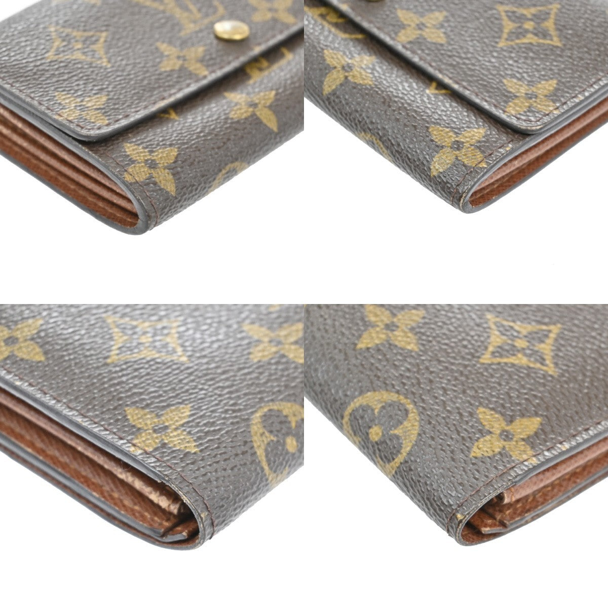 LOUIS VUITTON Porte Monnaie Zip Bifold Wallet Monogram BN M61735 01EE204