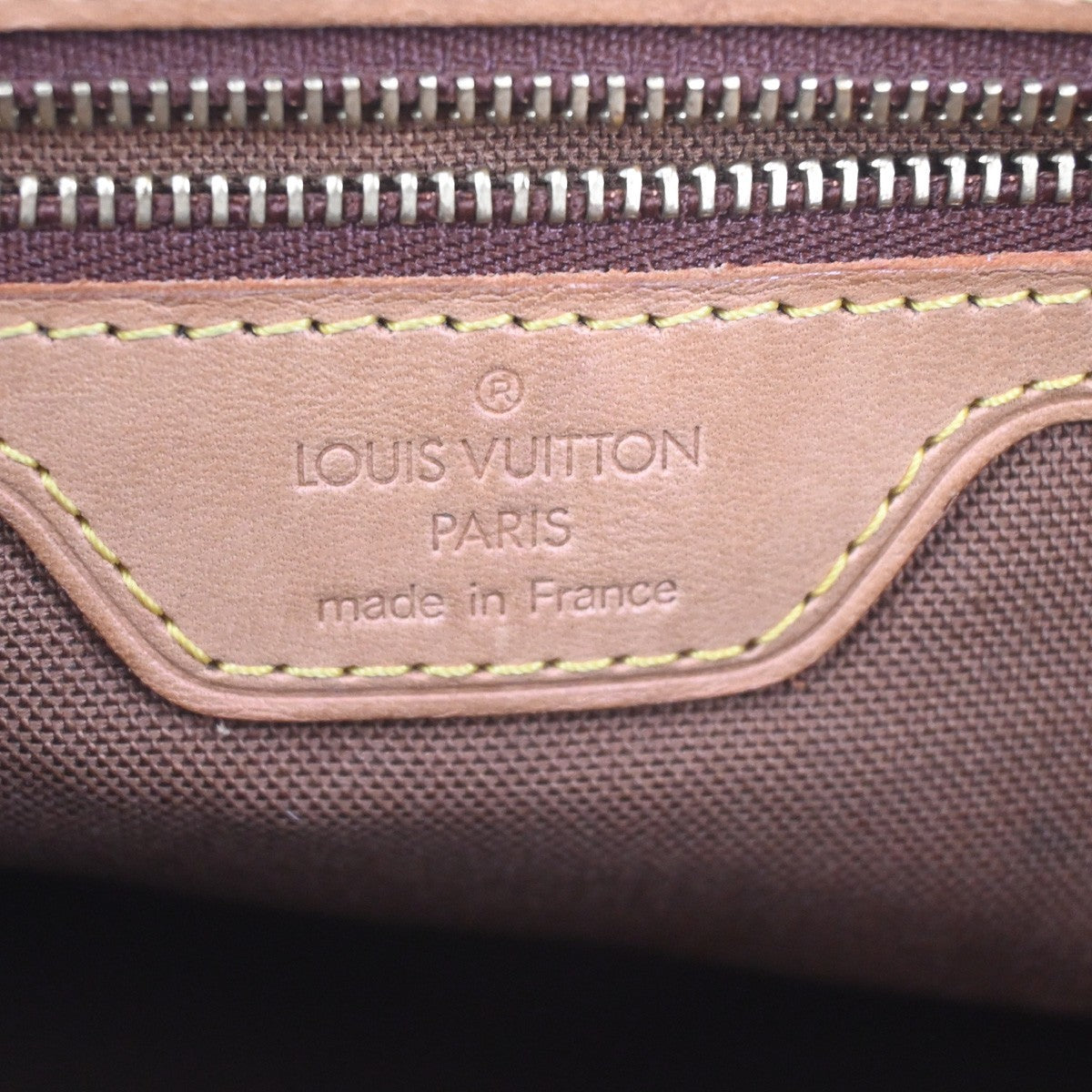 LOUIS VUITTON Cabas Piano Shoulder Bag Monogram Leather Brown M51148 70EF801