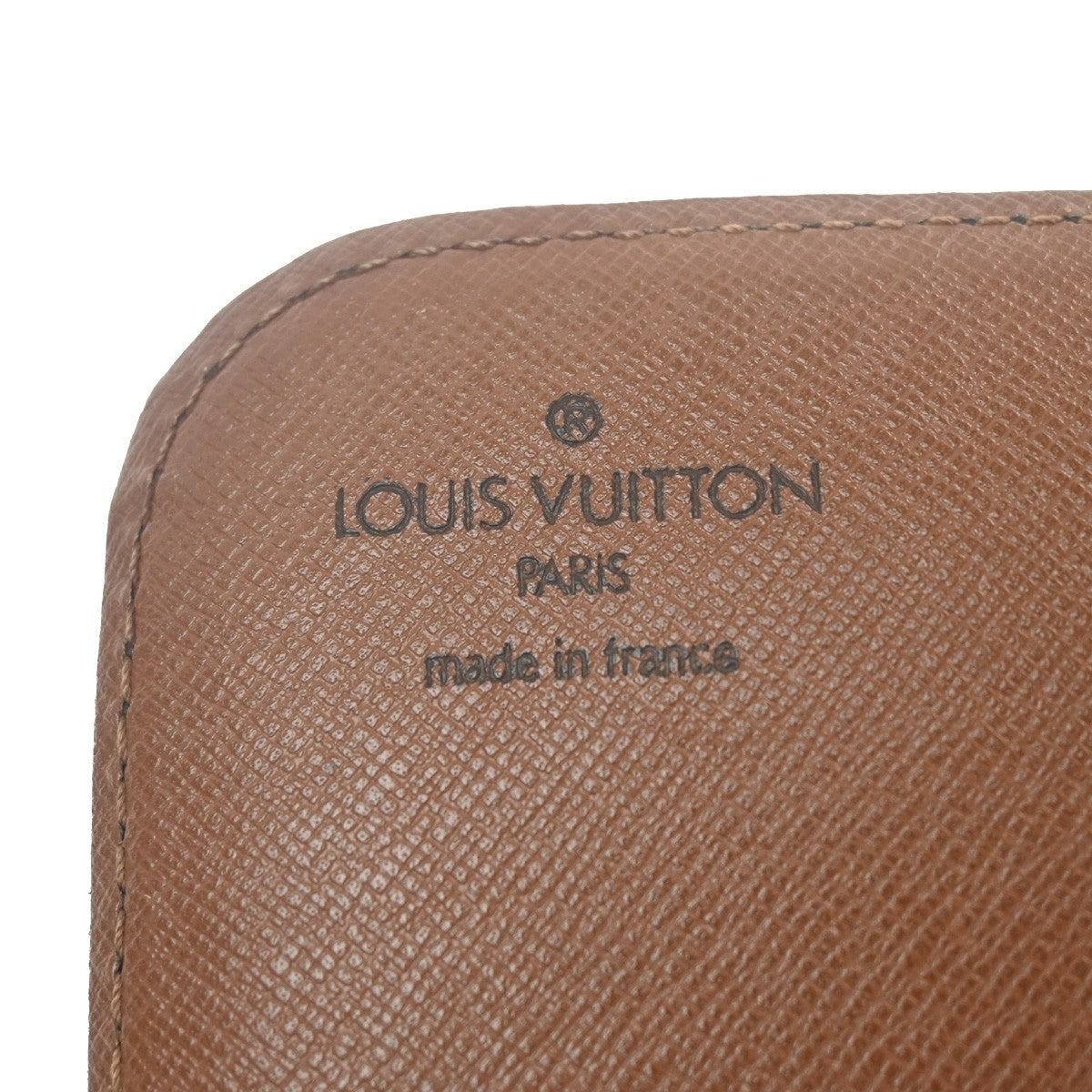 LOUIS VUITTON Cartouchiere GM Shoulder Bag Monogram Leather Brown M51252 72EF802