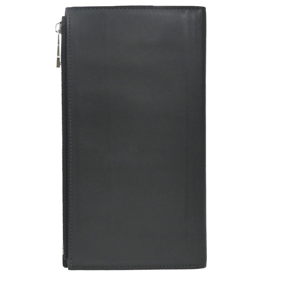 LOUIS VUITTON V Line Zip Long Bifold Wallet Leather Black M61251 61KP382