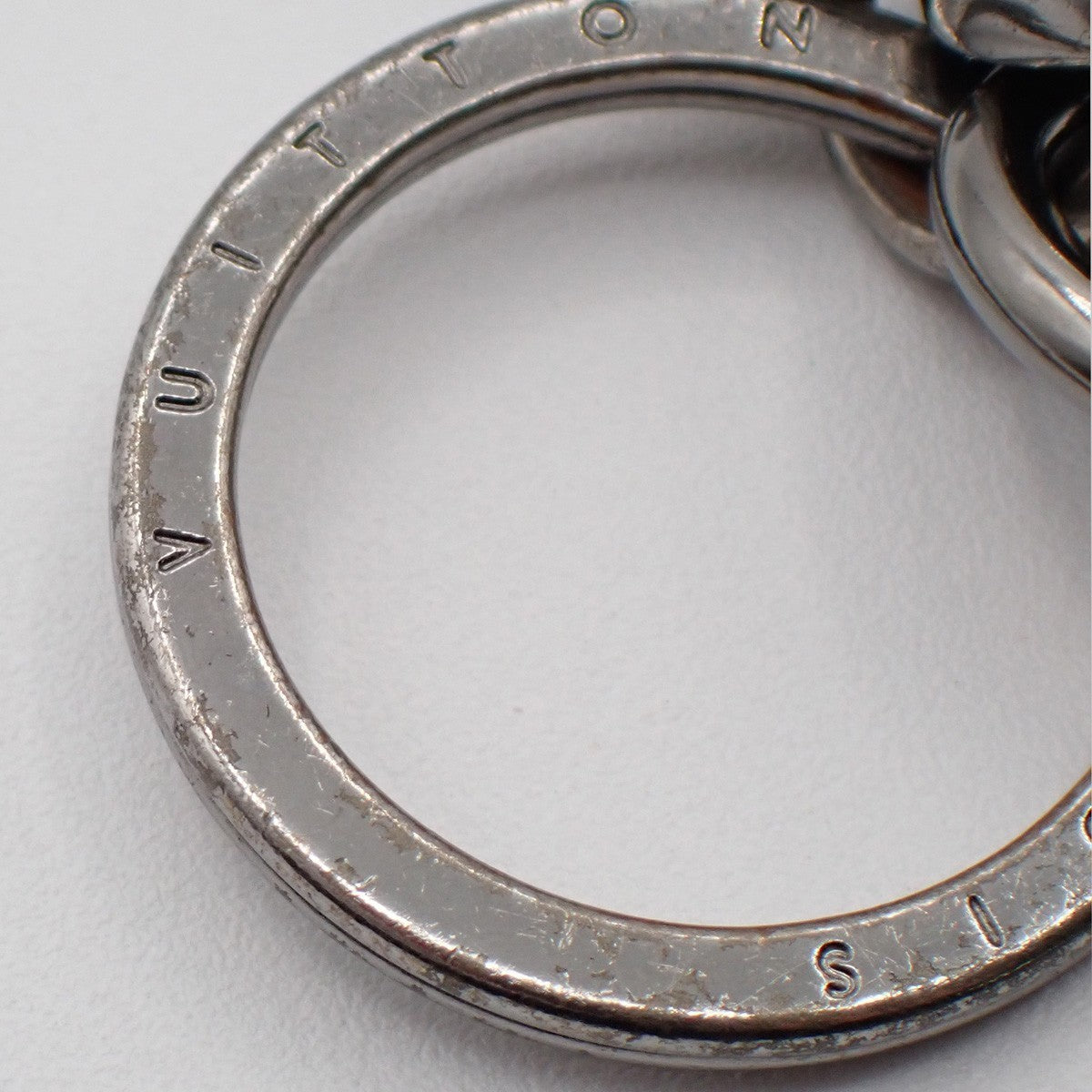 LOUIS VUITTON Porte Cles Dragonne Key Chain Monogram Eclipse M61950 32KC065