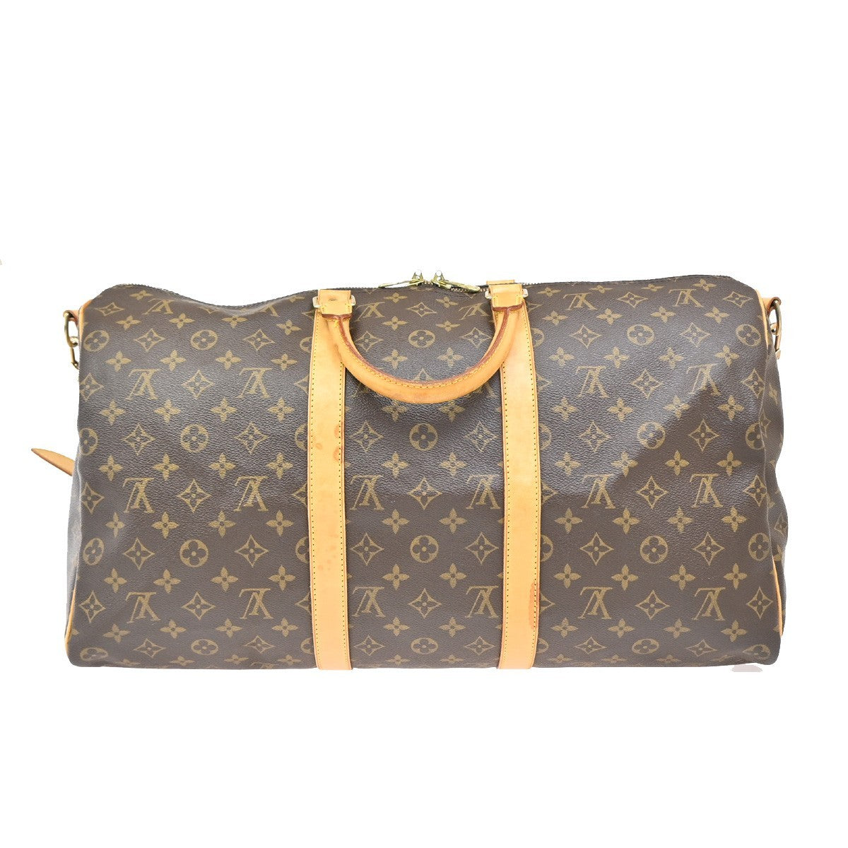 LOUIS VUITTON Keepall Bandouliere 50 2Way Hand Bag Monogram Brown M41416 97EF847