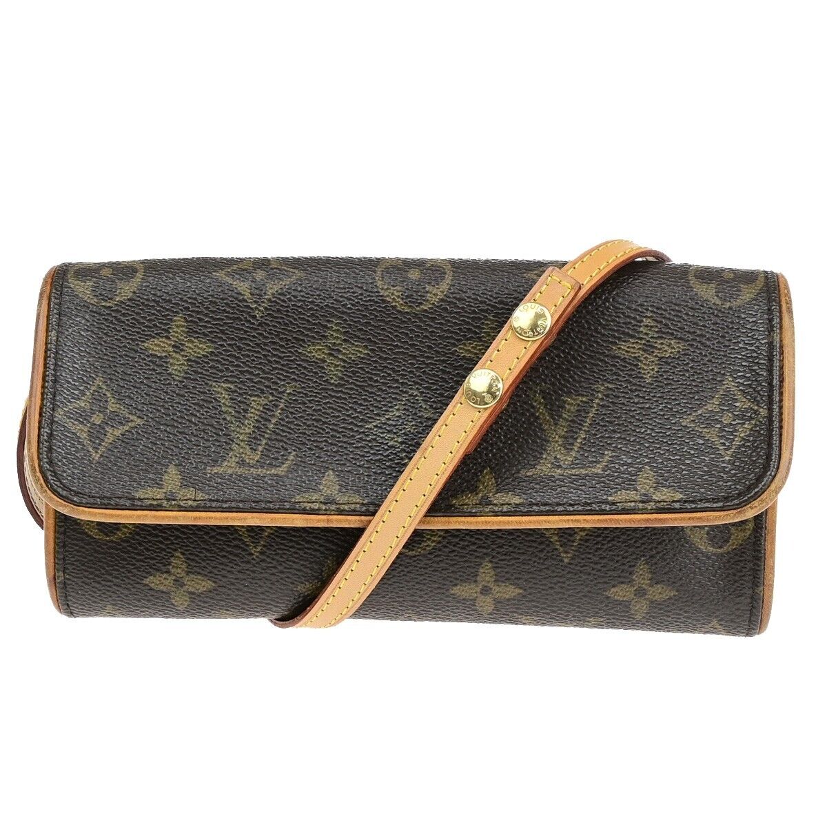 LOUIS VUITTON Pochette Twin PM 2Way Shoulder Clutch Bag Monogram M51854 34EC027
