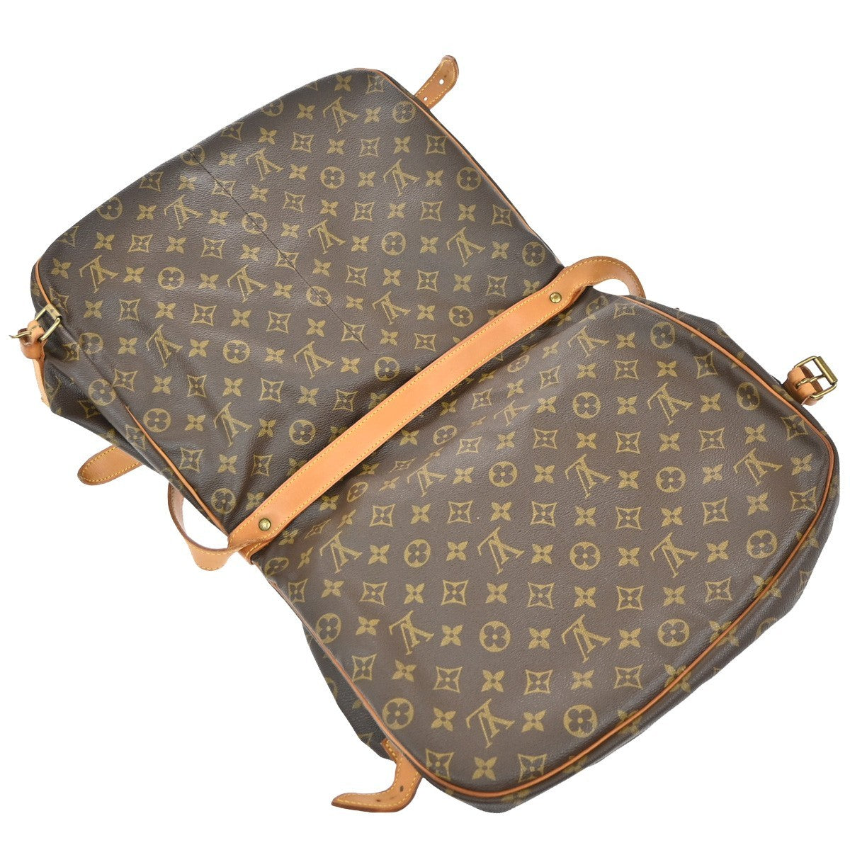 LOUIS VUITTON Saumur 35 Shoulder Bag Monogram Leather BN France M42254 71EG373
