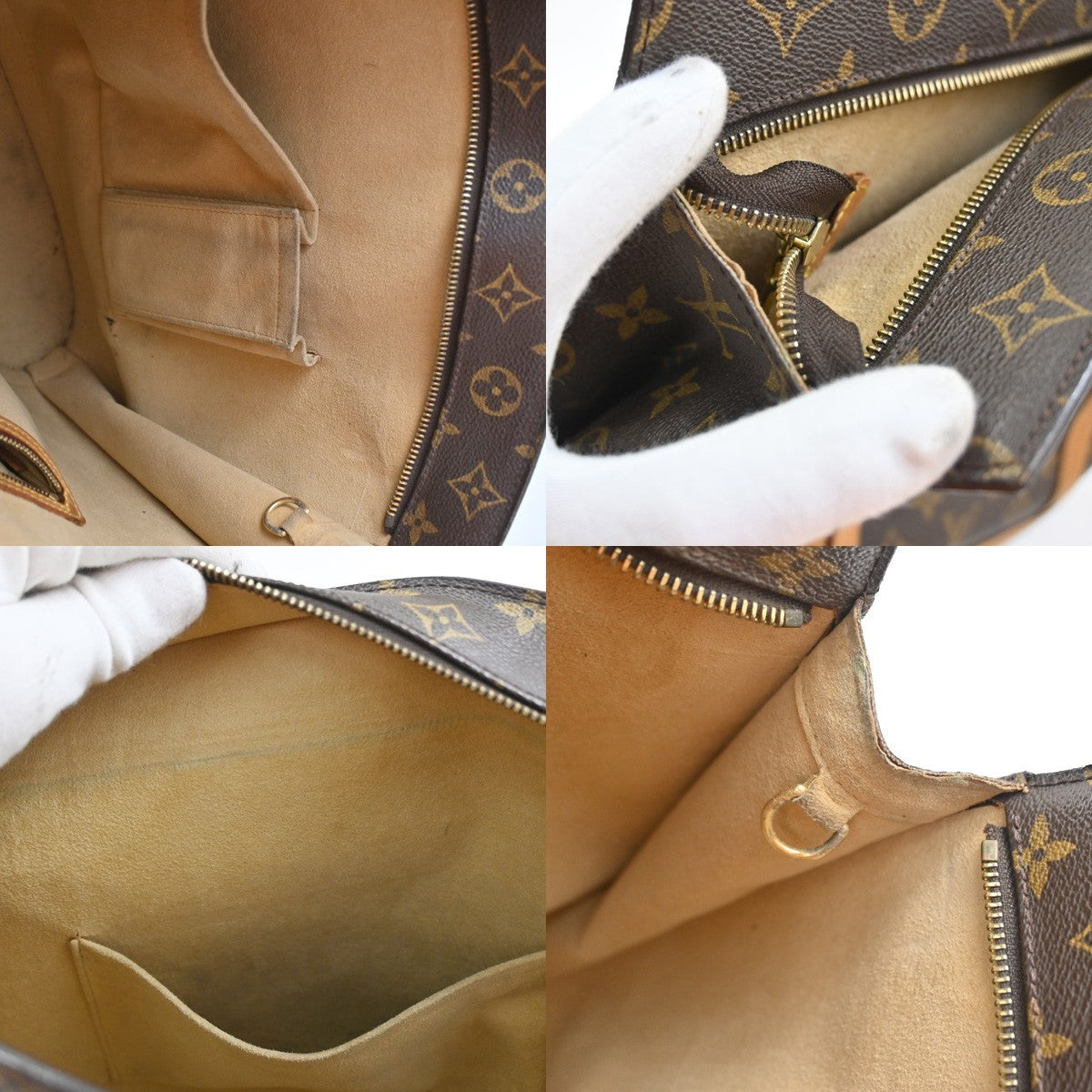 LOUIS VUITTON BABYLONE Shoulder Bag Monogram Leather Brown France M51102 84SA030