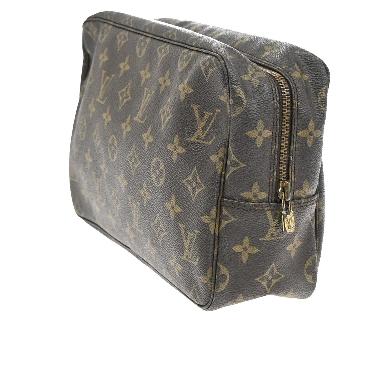 LOUIS VUITTON Trousse Toilette 28 Clutch Hand Bag Monogram Brown M47522 30YH364