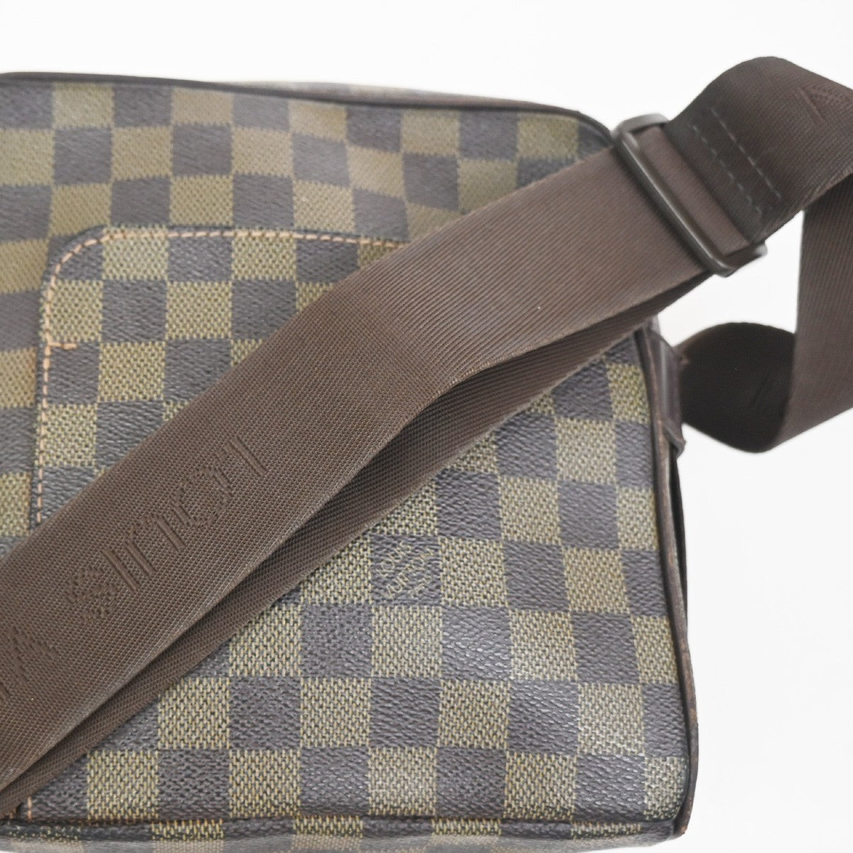 LOUIS VUITTON Olav PM Shoulder Bag Damier Ebene Leather BN France N41442 34KC799
