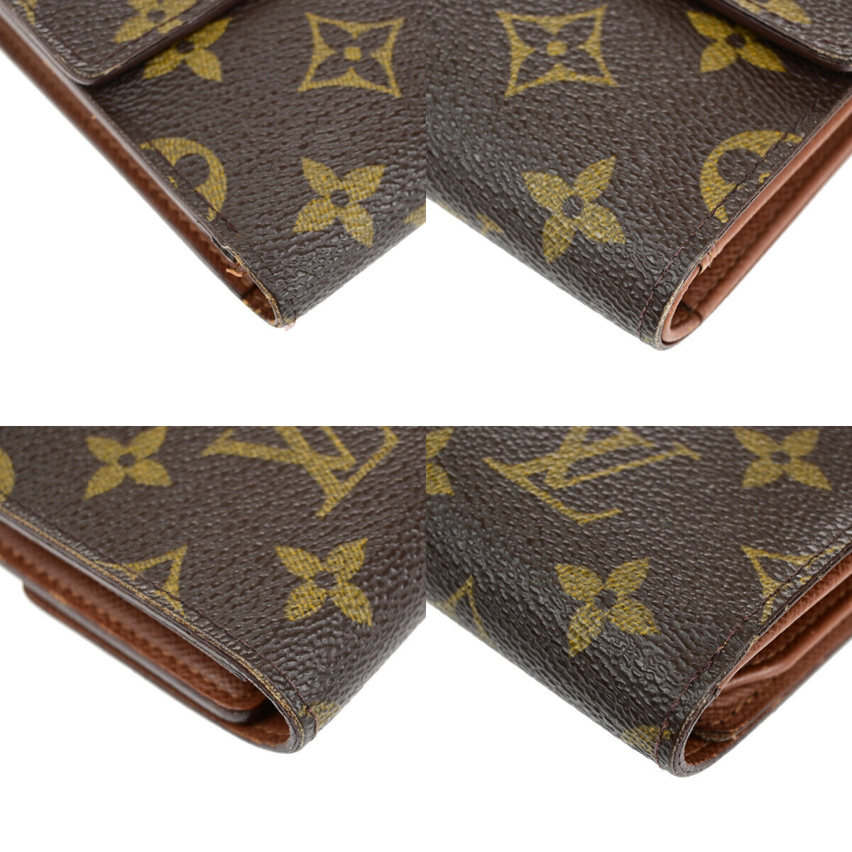 LOUIS VUITTON Porte Tresor Etui Papier Trifold Wallet Monogram BN M61202 67YE663