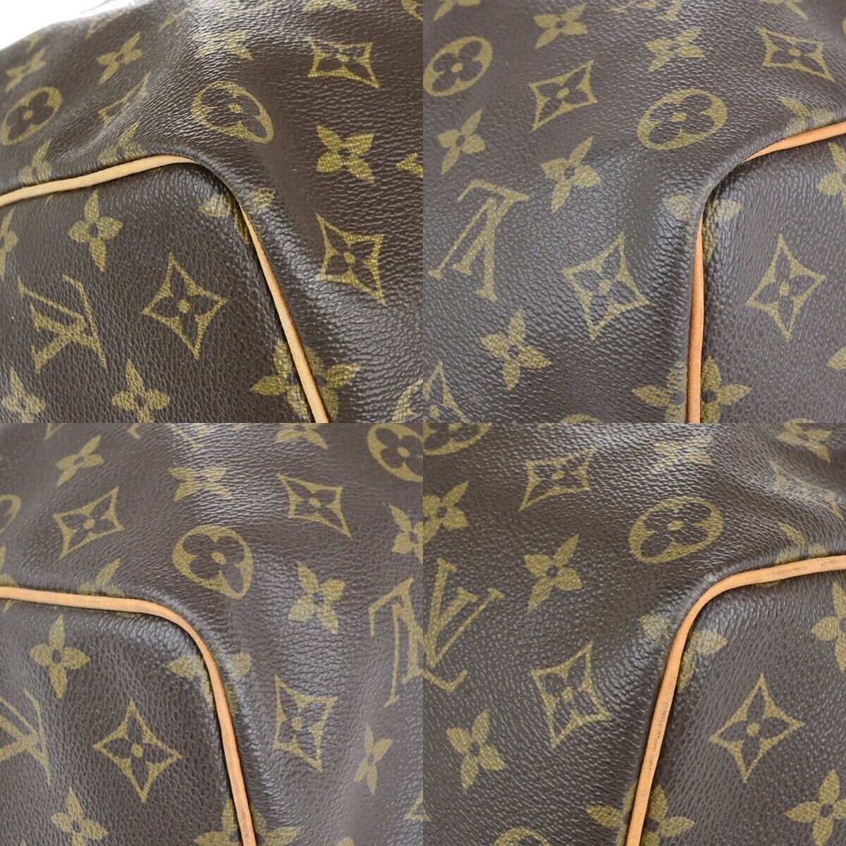 LOUIS VUITTON Keepall 50 Travel Hand Bag Monogram Leather Brown M41426 84ED235