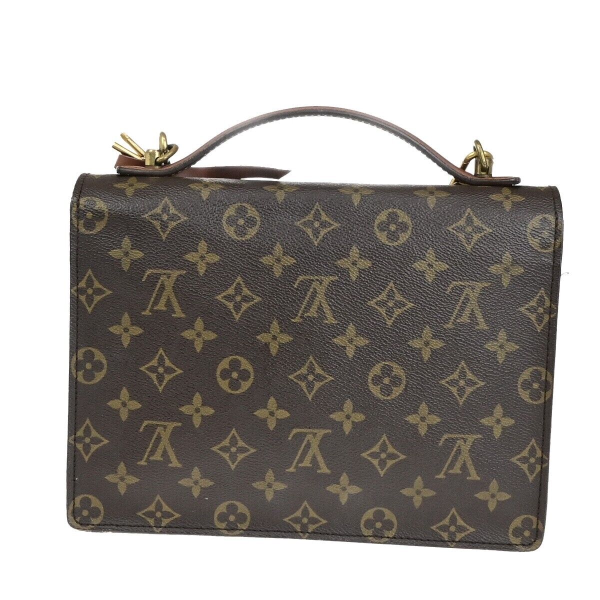 LOUIS VUITTON Monceau 26 2Way Shoulder Hand Bag Monogram Leather M51187 73ED226