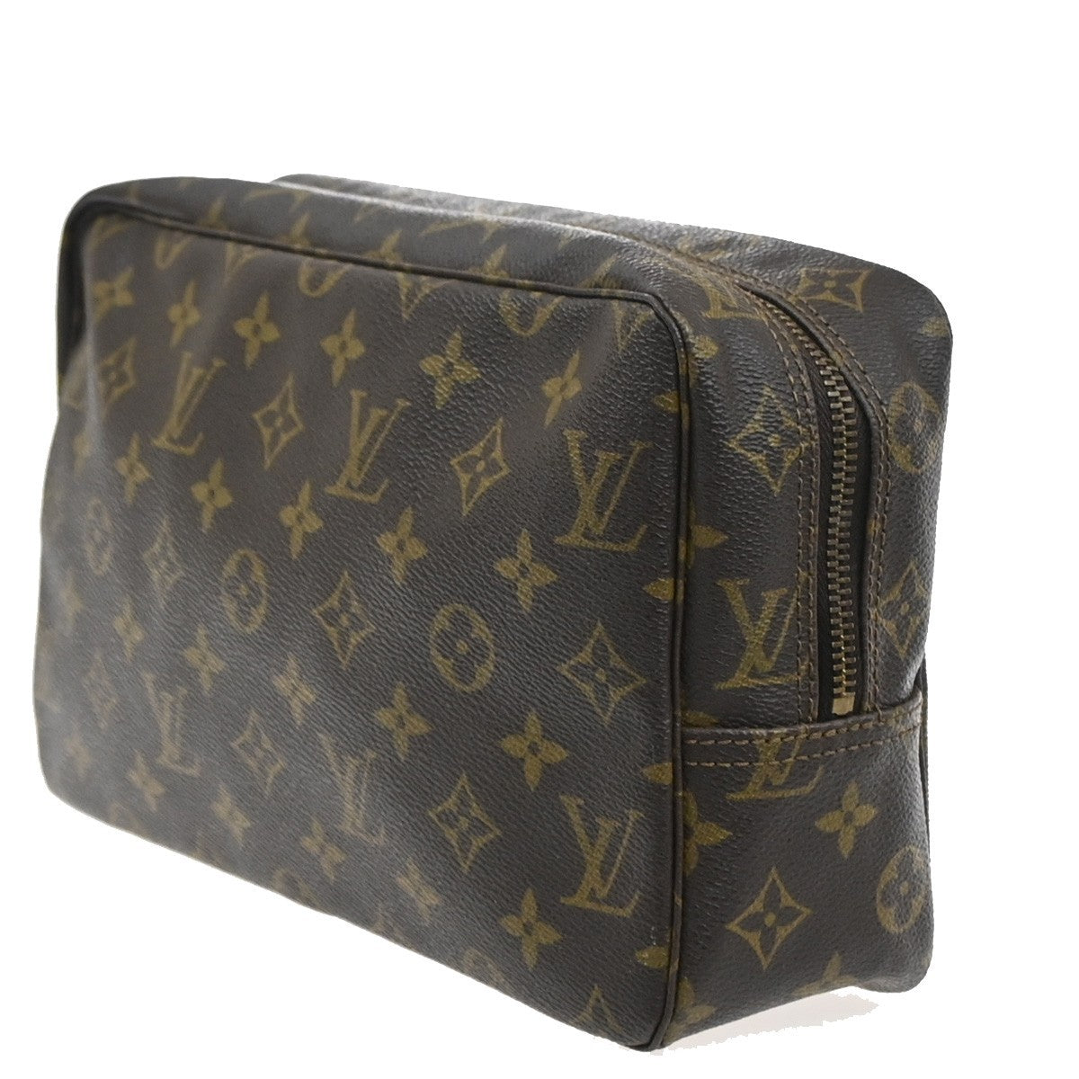 LOUIS VUITTON Trousse Toilette 28 Clutch Hand Bag Monogram Brown M47522 67SA116