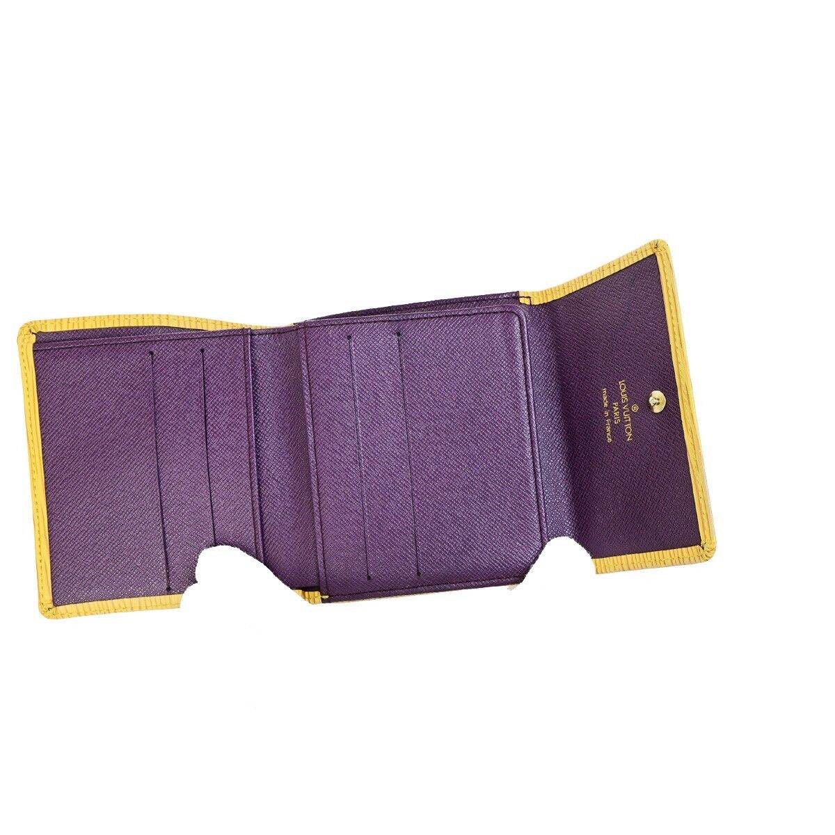 LOUIS VUITTON Logo 5 Set Wallet Card Case Monogram Mini Vernis Epi 65KA526