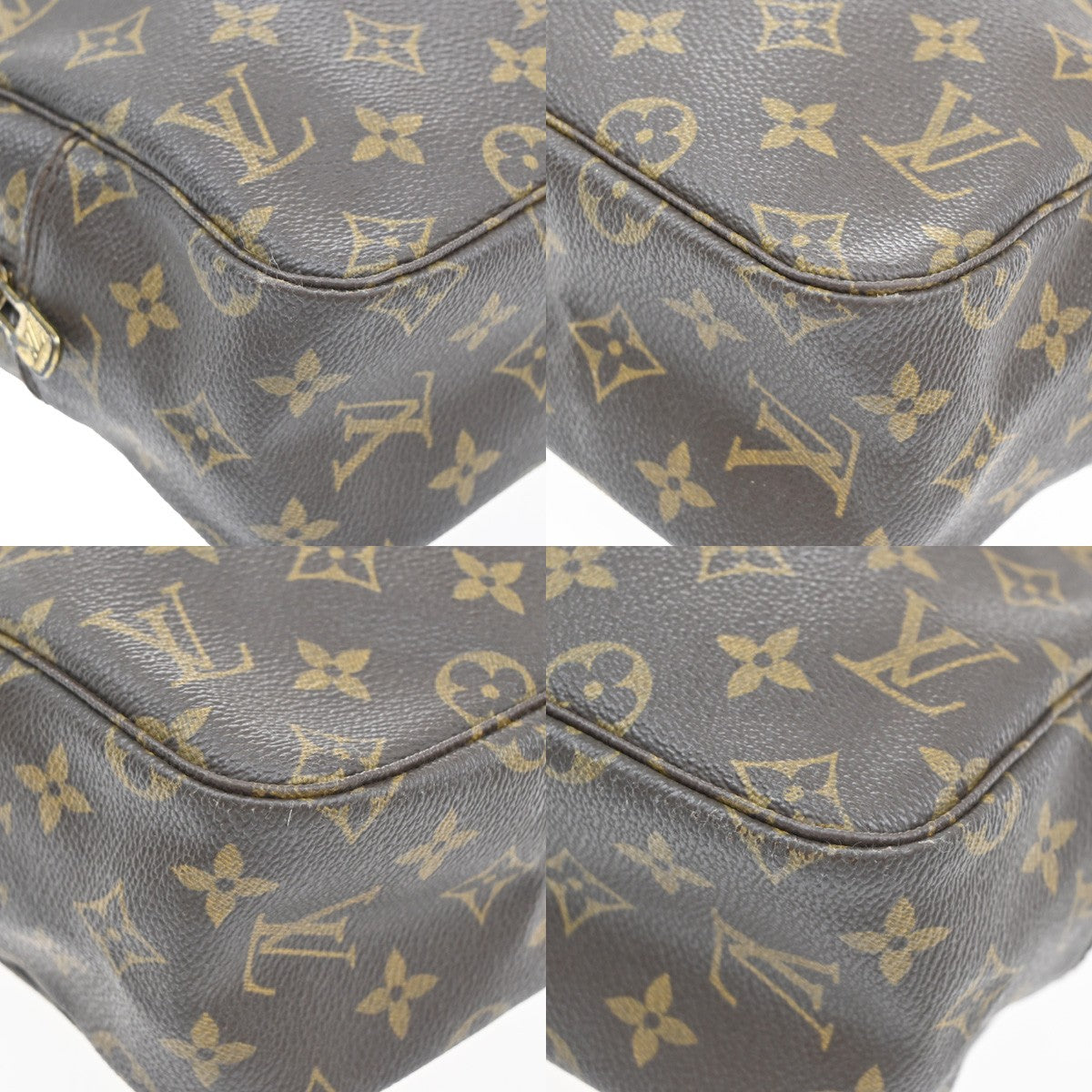 LOUIS VUITTON Trousse Toilette 28 Clutch Hand Bag Monogram Brown M47522 30YH364