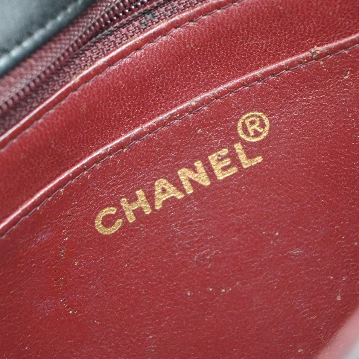 CHANEL CC Logo Diana Matelasse 25 Chain Shoulder Bag Leather Black GHW 629RF597