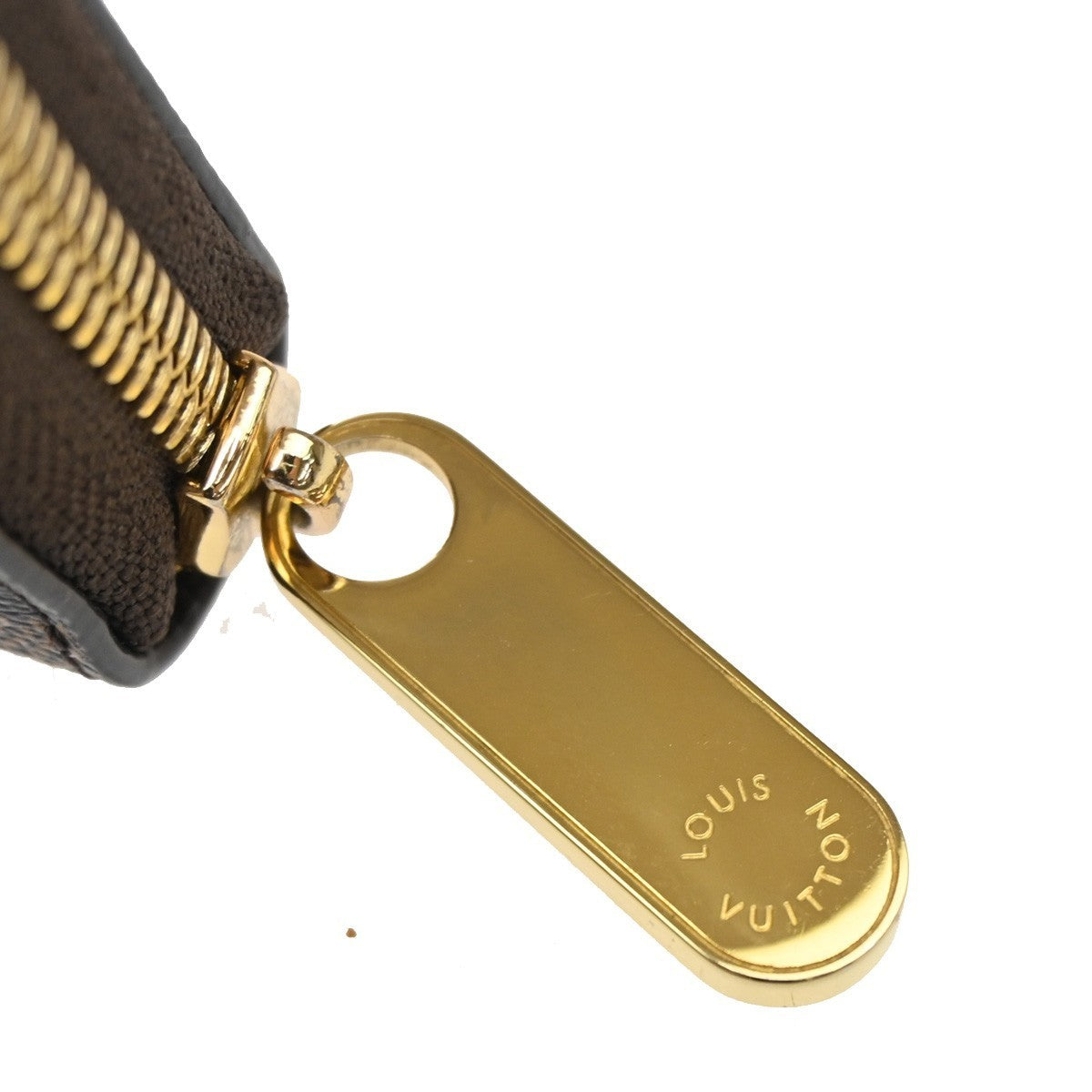 LOUIS VUITTON Zippy Wallet Vivienne Zip Around Damier Ebene Brown N60257 80YH708