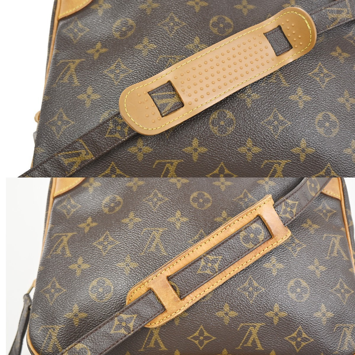 LOUIS VUITTON Nile Crossbody Shoulder Bag Monogram Leather Brown M45244 81ZA337