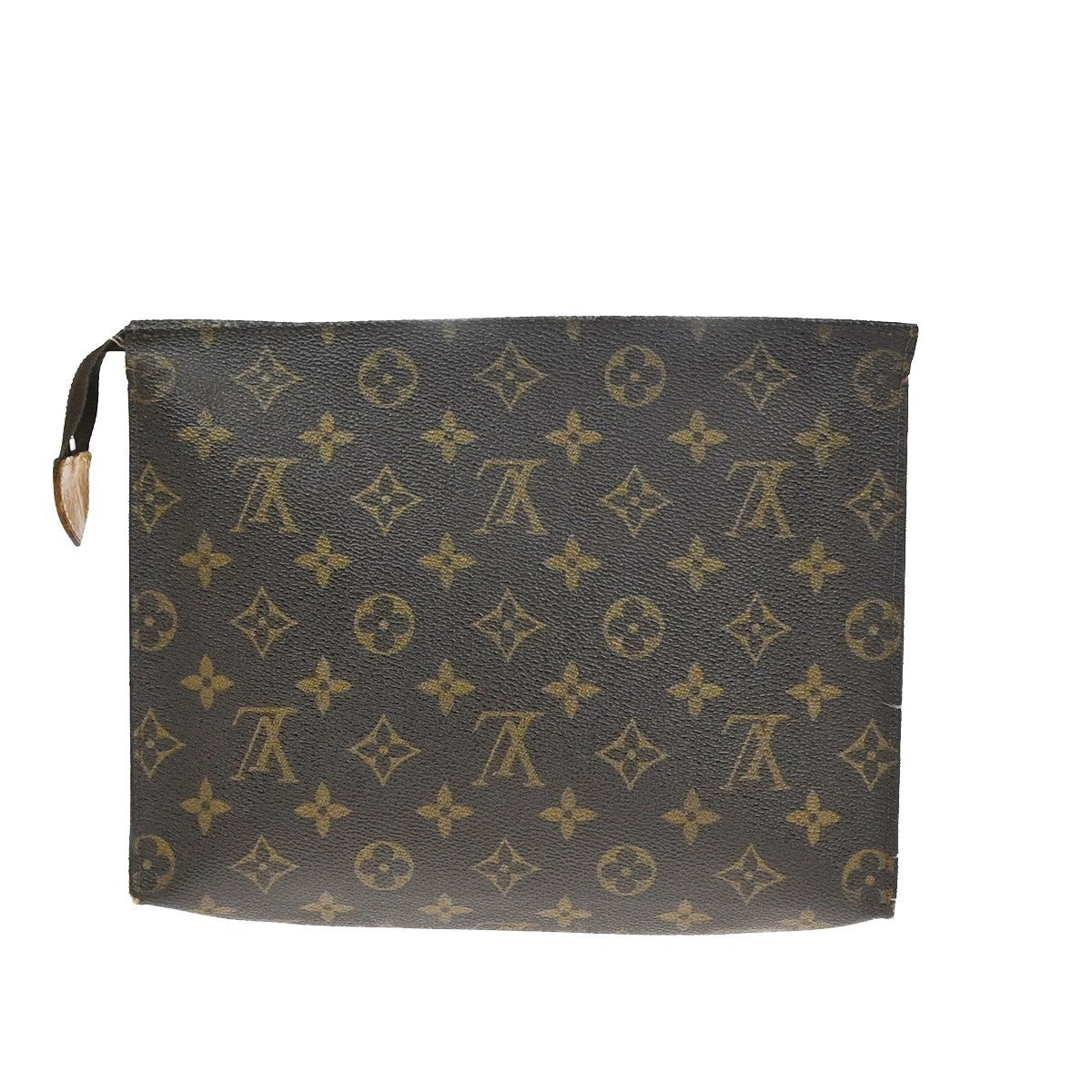 LOUIS VUITTON Poche Toilette 26 Clutch Hand Bag Monogram Leather M47542 02KP579