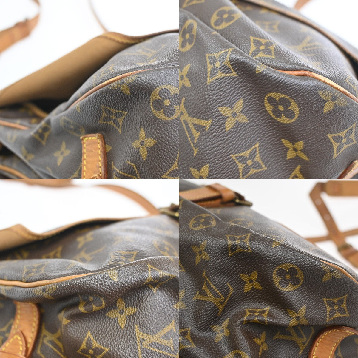 LOUIS VUITTON Saumur 35 Shoulder Bag Monogram Leather BN France M42254 70KC533