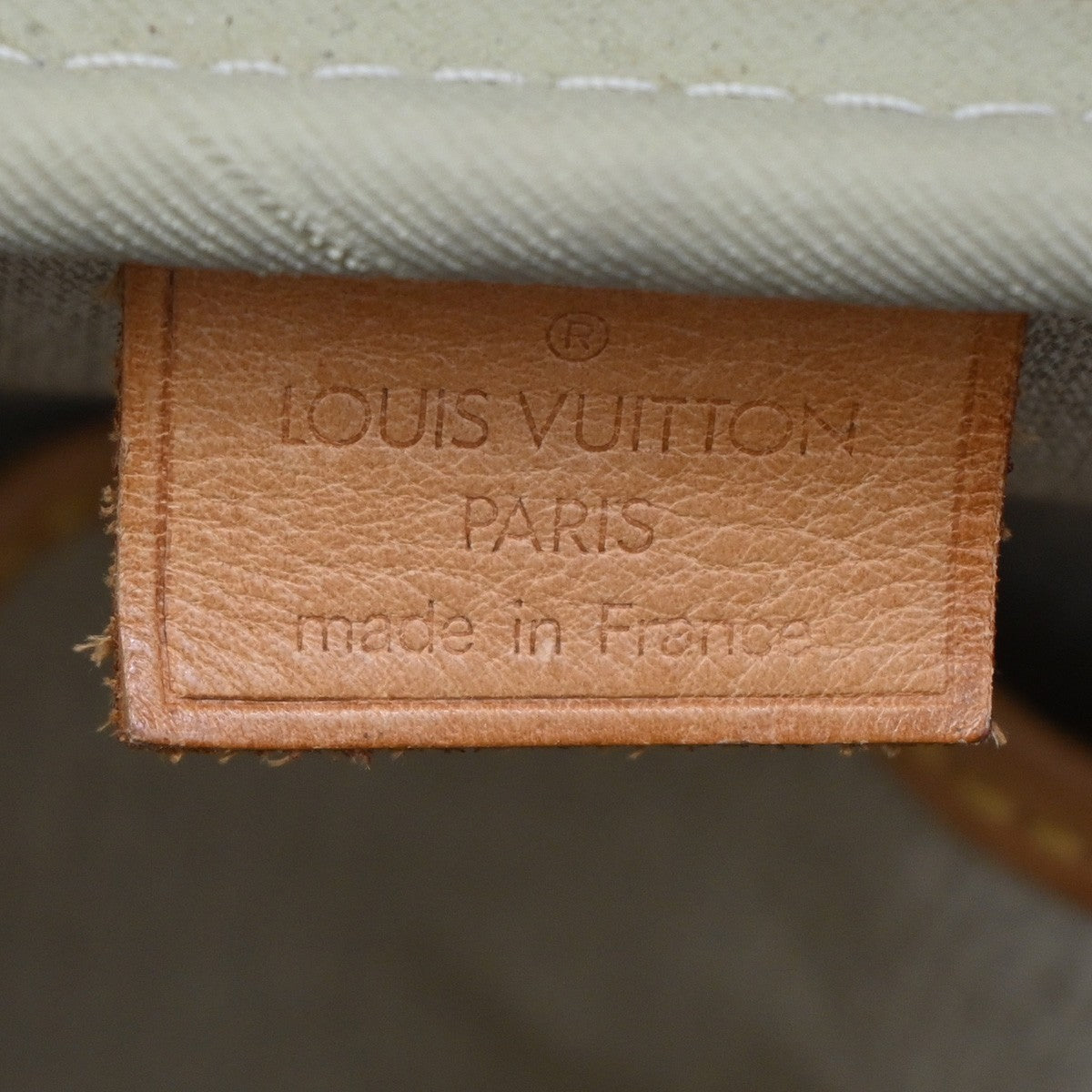 LOUIS VUITTON LV Logo Deauville Hand Bag Monogram Leather Brown M47270 75TA107