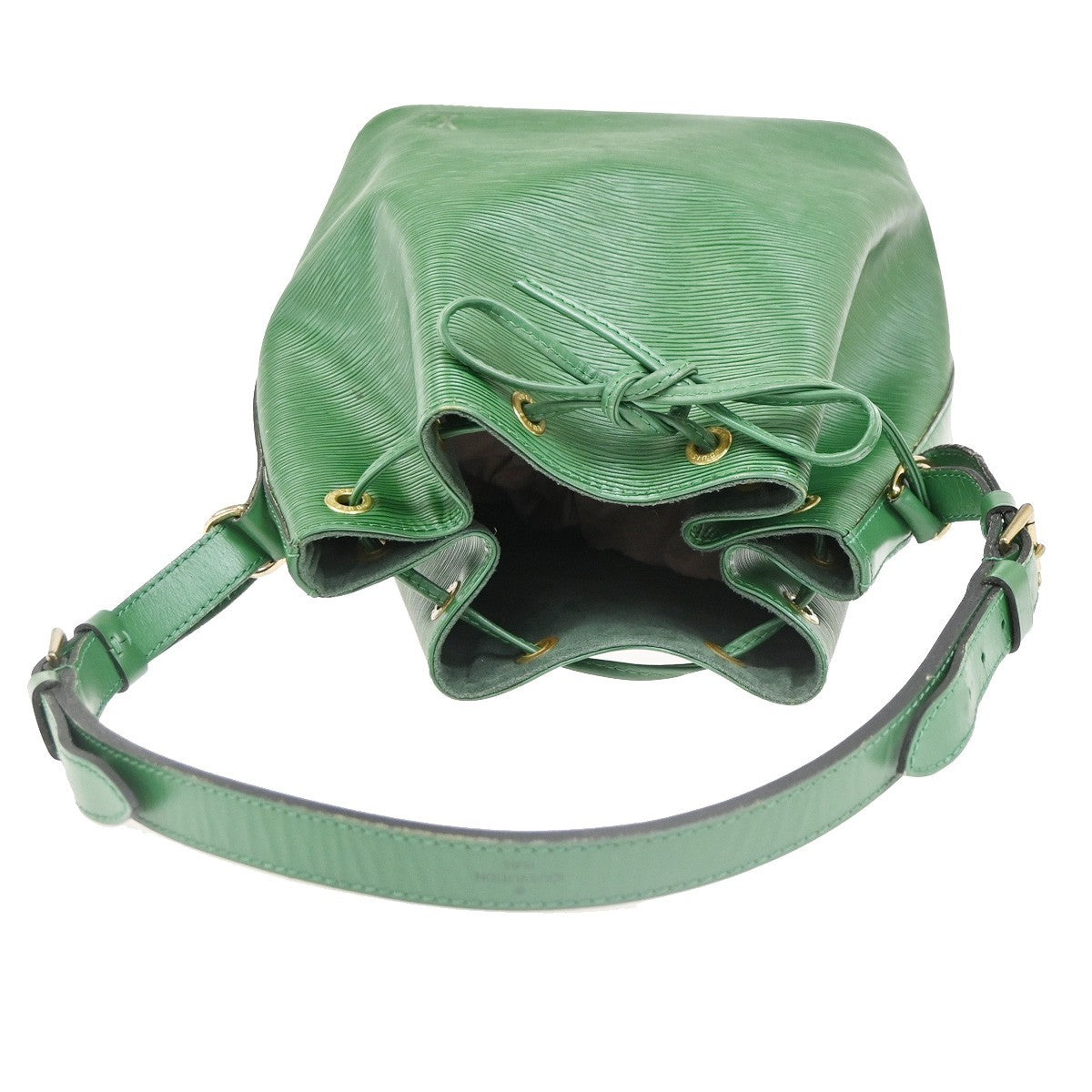 LOUIS VUITTON Petit Noe Drawstring Shoulder Bag Epi Leather Green M44104 88ZA318