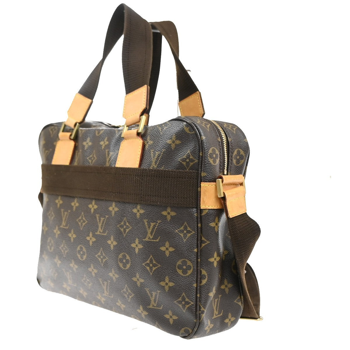 LOUIS VUITTON Sac Bosphore 2Way Hand Bag Monogram Leather Brown M40043 40MA582