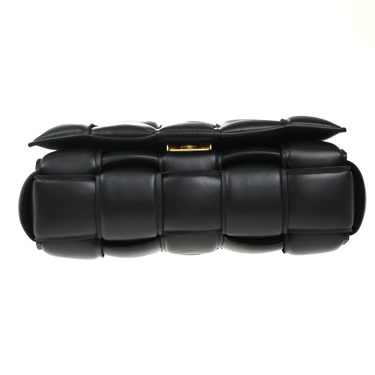 BOTTEGA VENETA Intrecciato Cassette 2Way Shoulder Bag Leather Black 684RP092