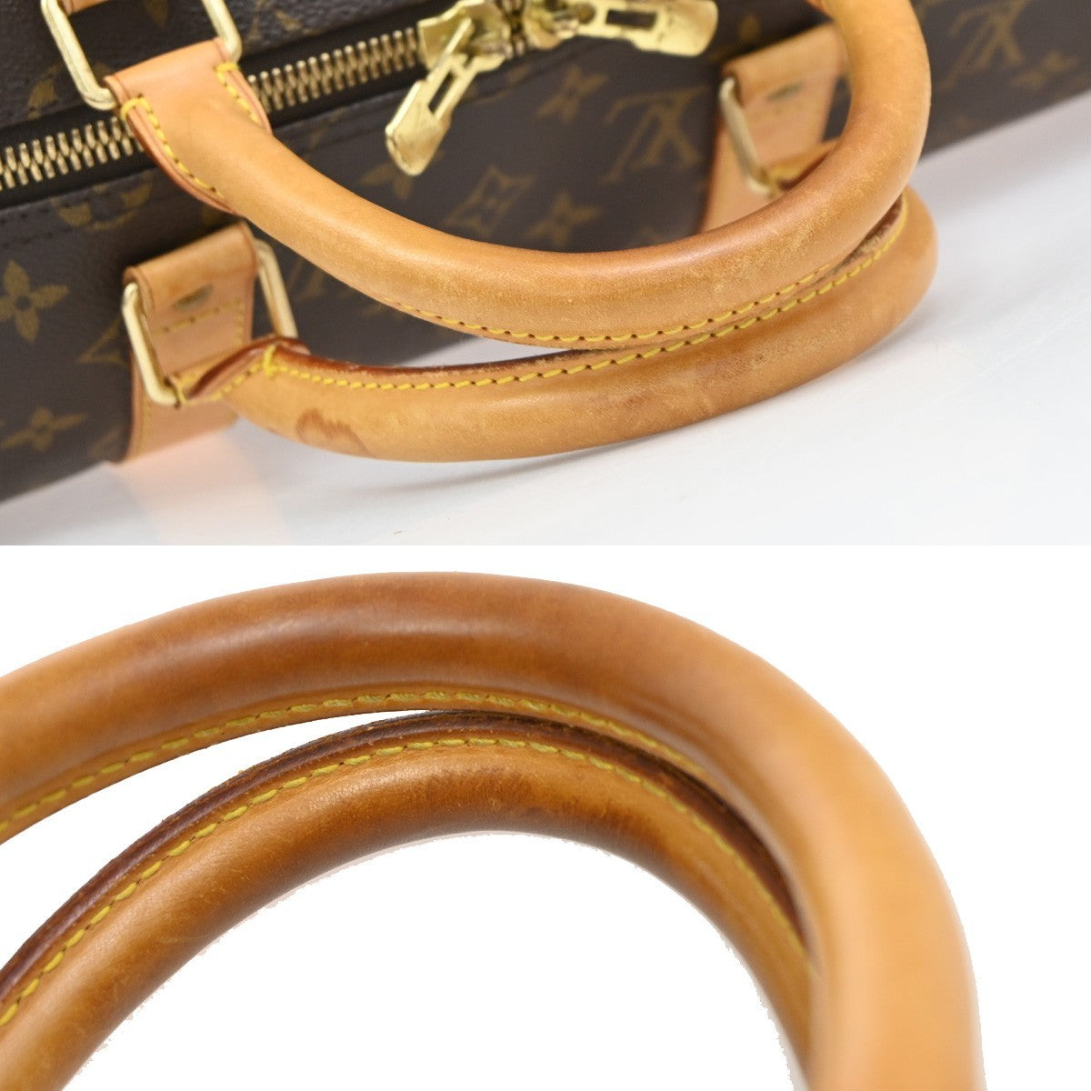 LOUIS VUITTON Keepall Bandouliere 50 2Way Hand Bag Monogram Brown M41416 97EF847