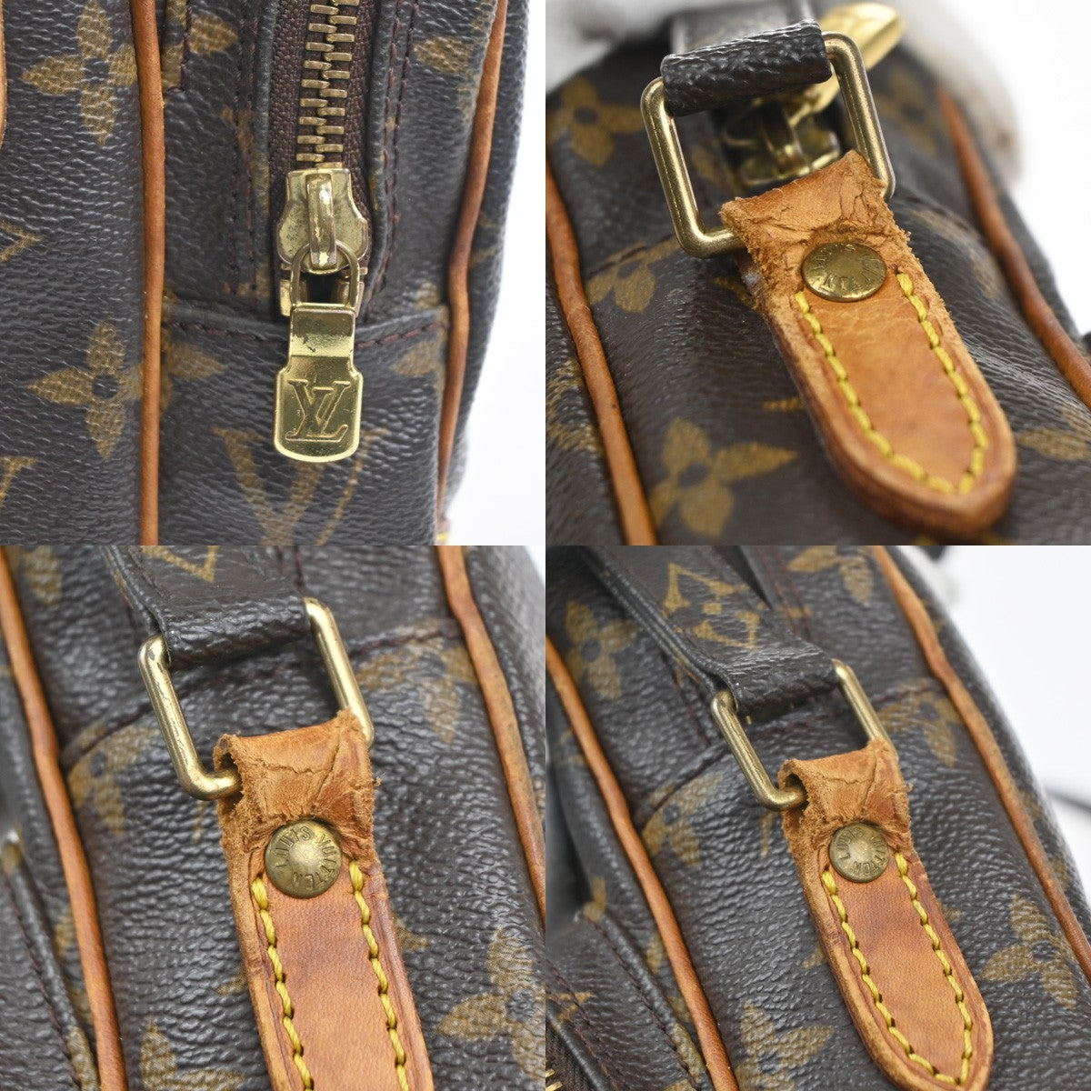 LOUIS VUITTON Amazon Crossbody Shoulder Bag Monogram Leather BN M45236 65KD039