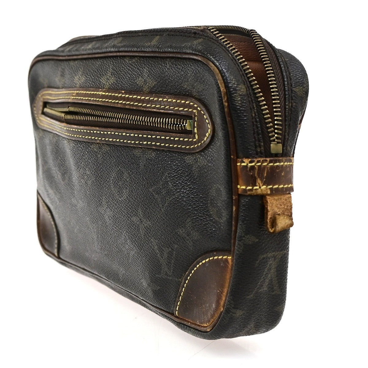 LOUIS VUITTON Marly Dragonne GM Clutch Hand Bag Monogram Brown M51825 08KD211