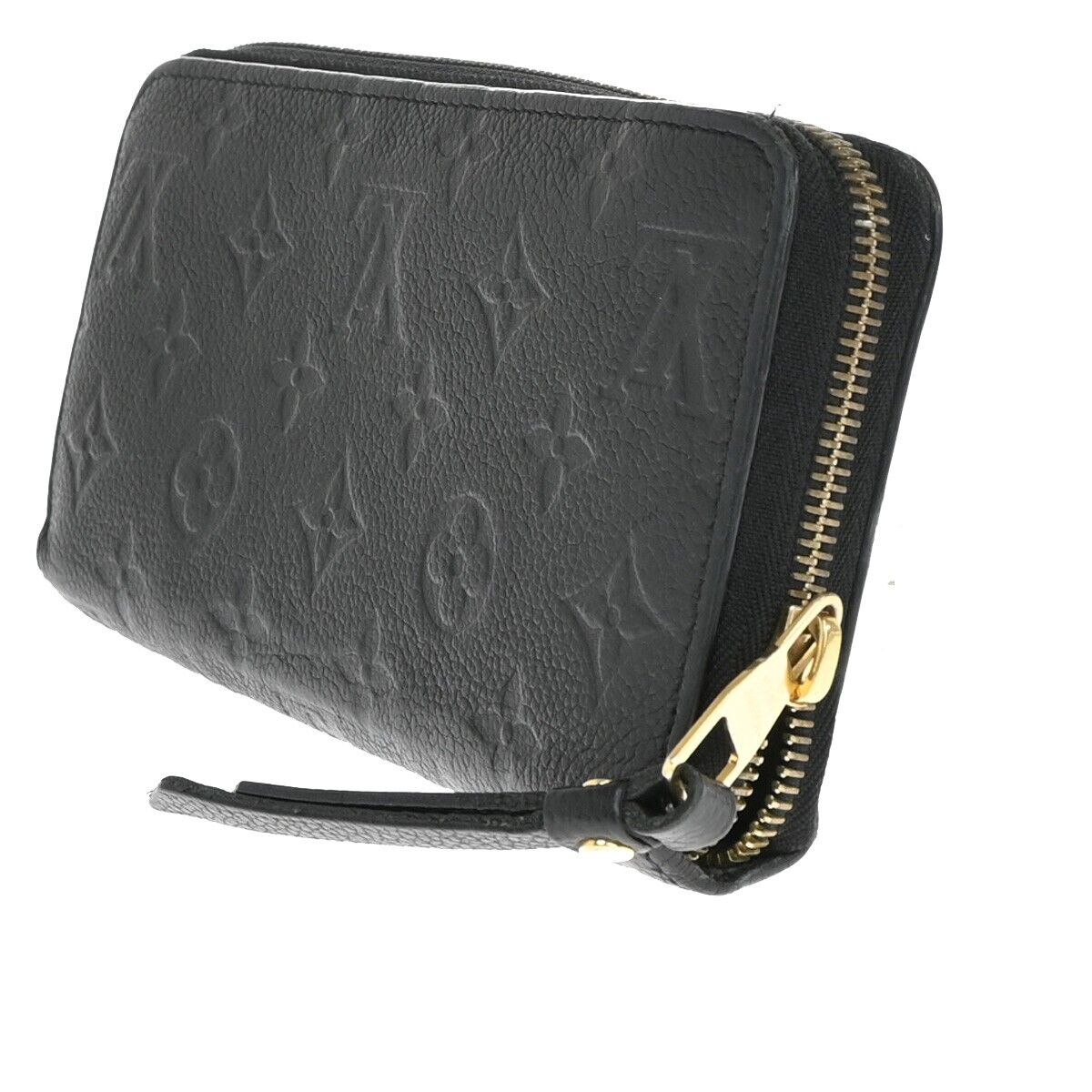 LOUIS VUITTON LV Zippy Long Wallet Monogram Empreinte Balck M93435 32FA522