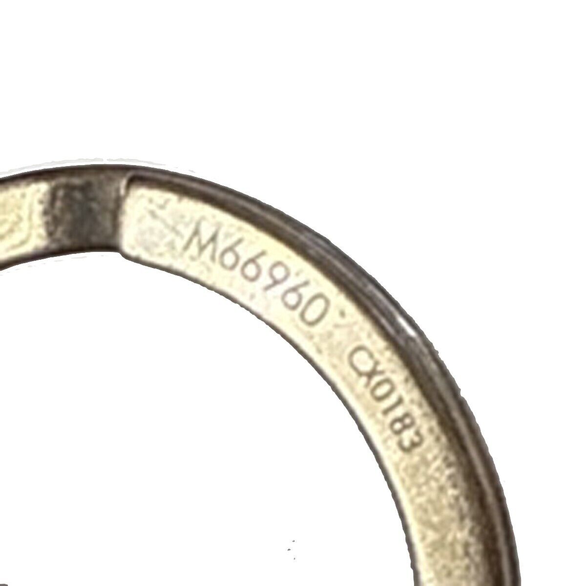 LOUIS VUITTON Porte Cles Archive V Key Ring Bag Charm Leather BK M66960 02KA394