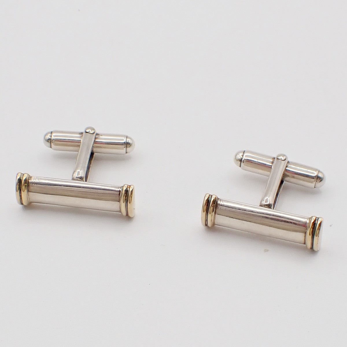 Tiffany & Co. Logo Cufflinks Silver 925 02EG352