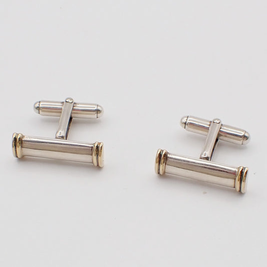Tiffany & Co. Logo Cufflinks Silver 925 02EG352
