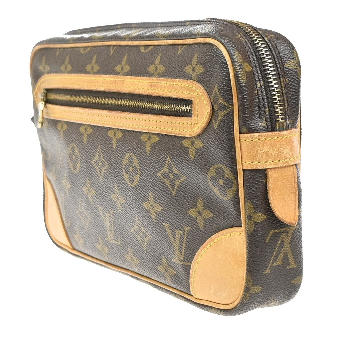 LOUIS VUITTON Marly Dragonne GM Clutch Hand Bag Monogram Brown M51825 64MA545