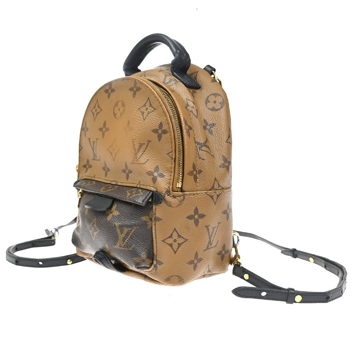 LOUIS VUITTON Palm Springs Mini Backpack Monogram Reverse Brown M44872 98KD053