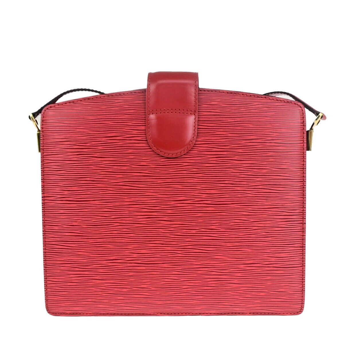 LOUIS VUITTON LV Capucines Shoulder Bag Epi Leather Red France M52347 35EC940