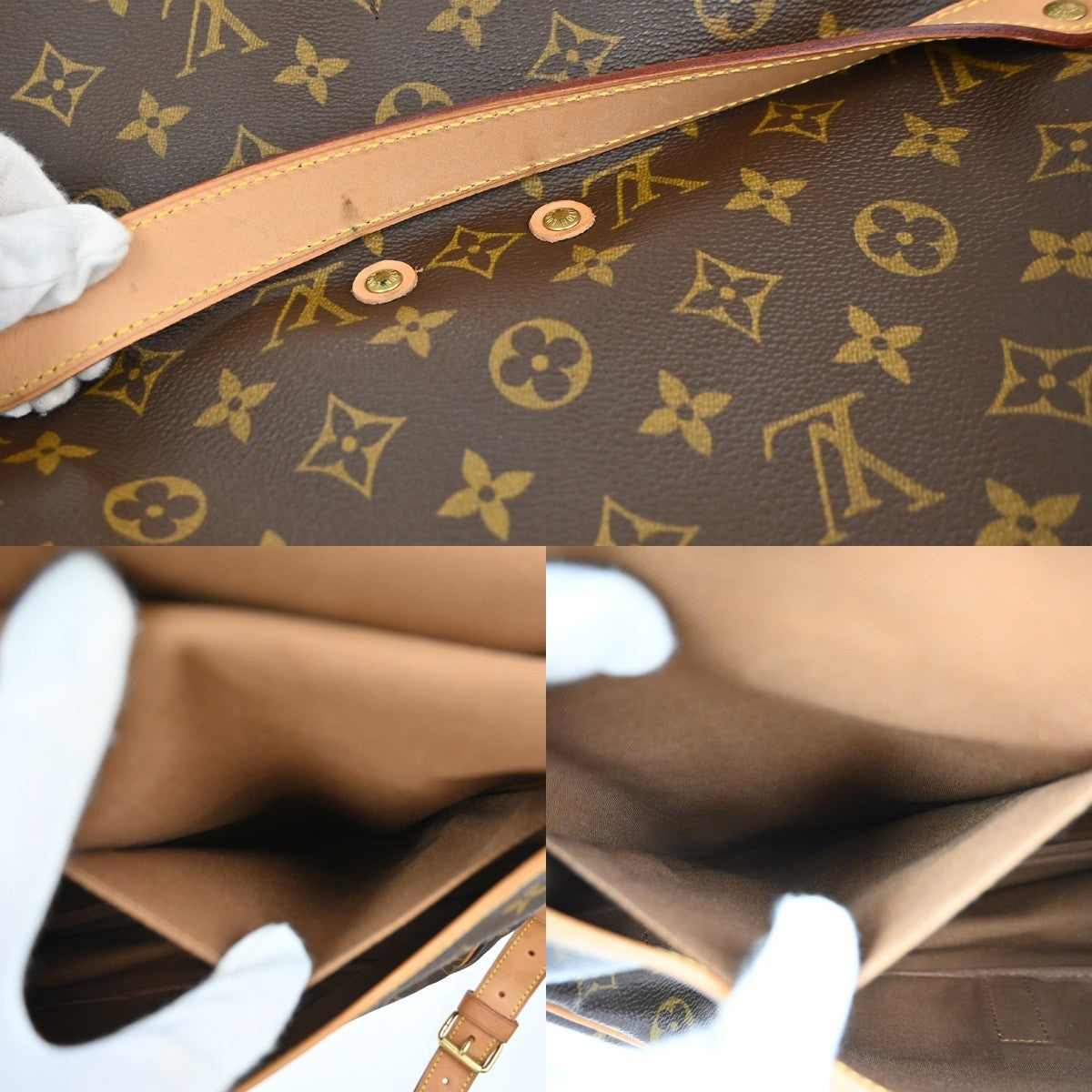 LOUIS VUITTON Saumur 35 Shoulder Bag Monogram Leather BN France M42254 96KC366