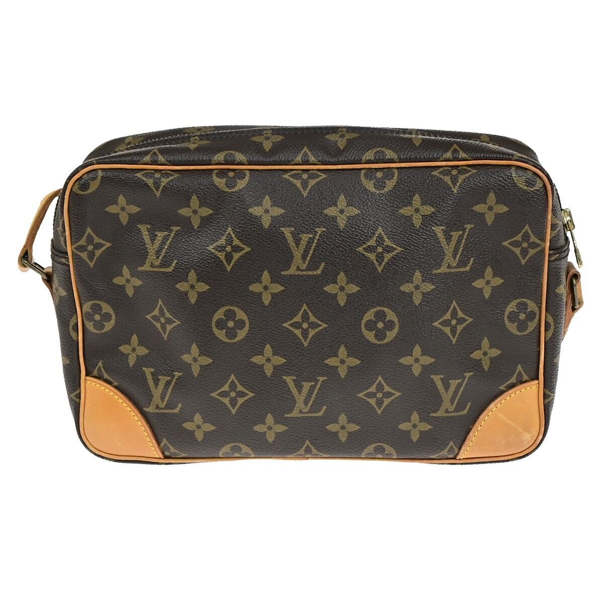 LOUIS VUITTON Trocadero 27 Shoulder Bag Monogram Leather Brown M51274 82EC899