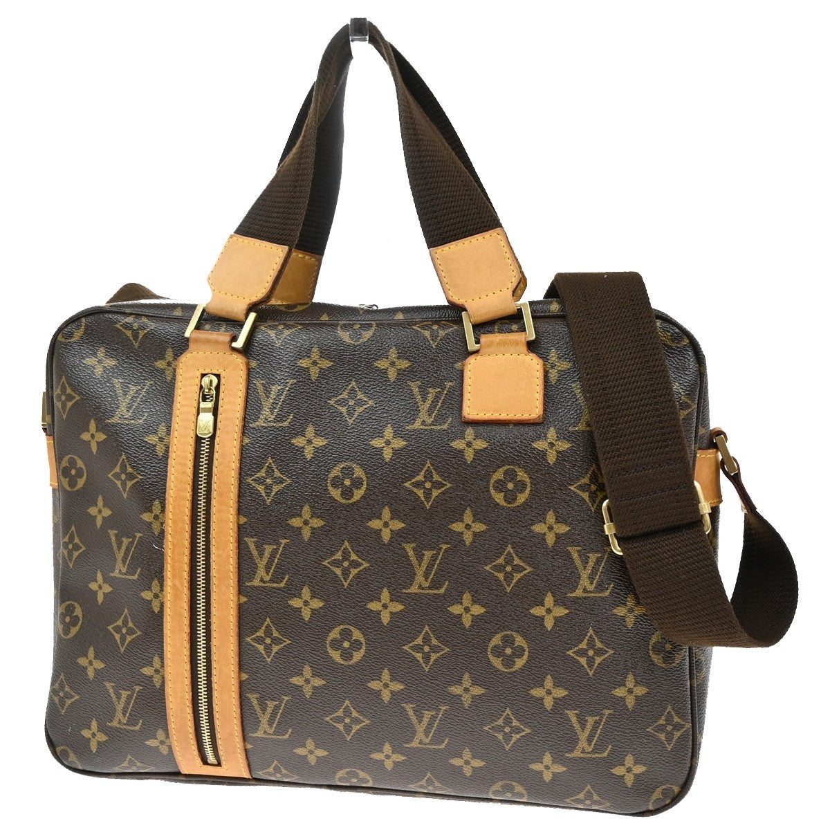 LOUIS VUITTON Sac Bosphore 2way Hand Bag Monogram Leather Brown M40043 54KB415
