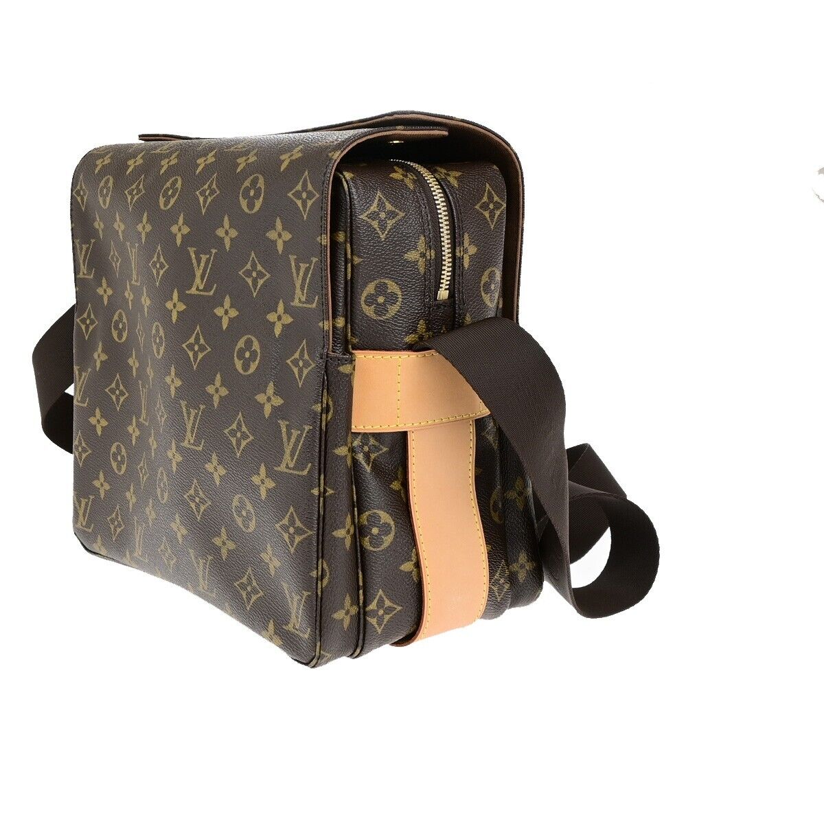 LOUIS VUITTON Naviglio Shoulder Bag Monogram Leather BN France M50205 683RK654