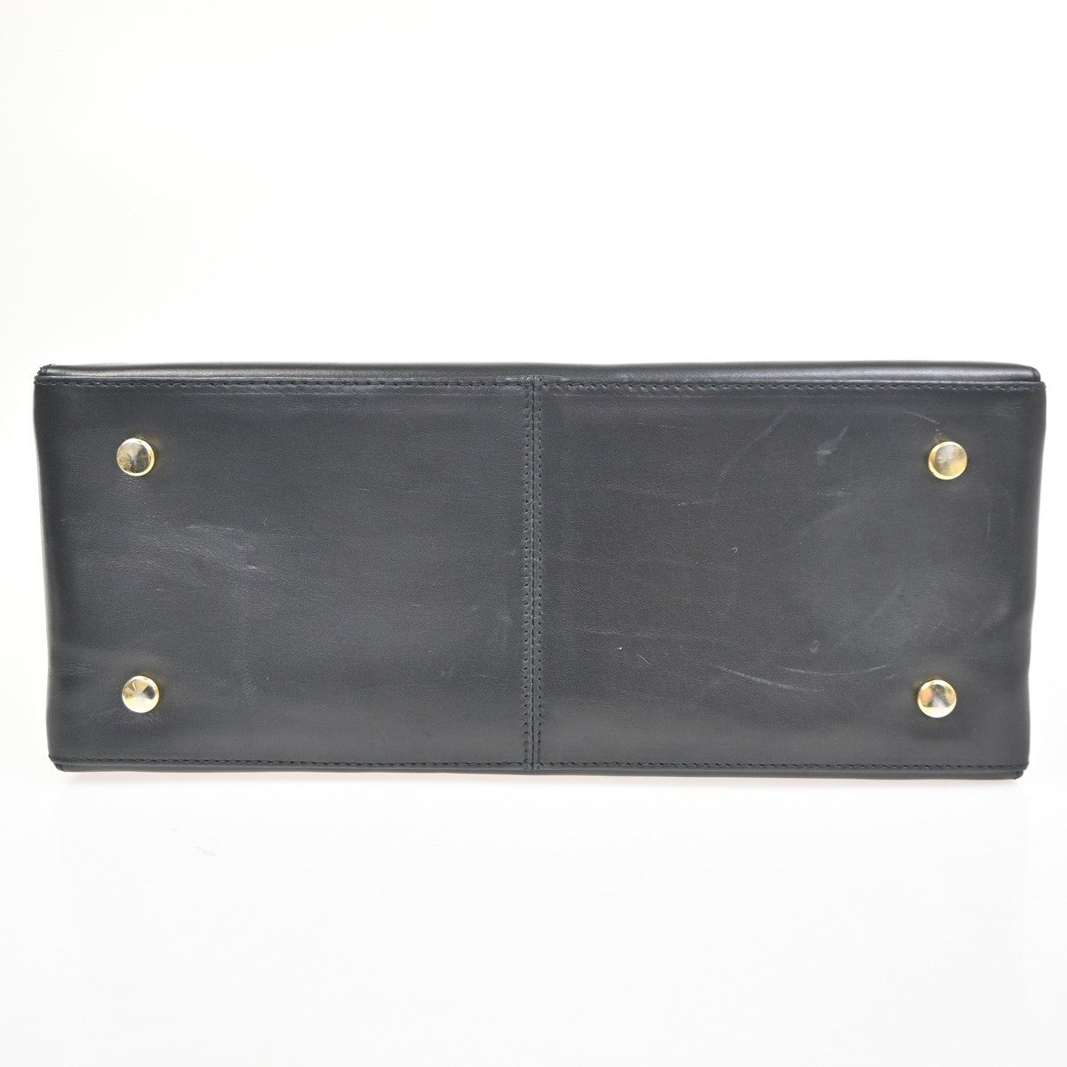 SALVATORE FERRAGAMO Gancini 2Way Shoulder Hand Bag Leather Black GHW 85RL932