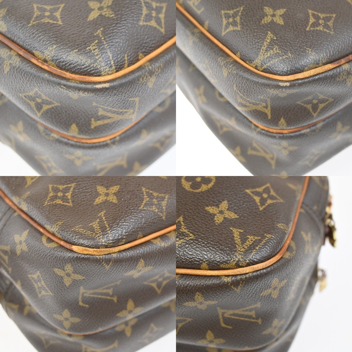 LOUIS VUITTON Reporter PM Crossbody Shoulder Bag Monogram Leather M45254 34YH963