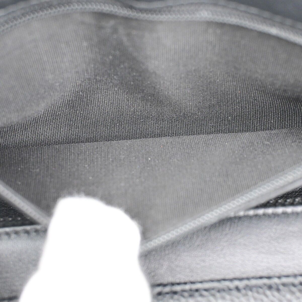 CHANEL CC Logo GST Chain Shoulder Bag Wallet Caviar Skin Leather BK SHW 367RF145