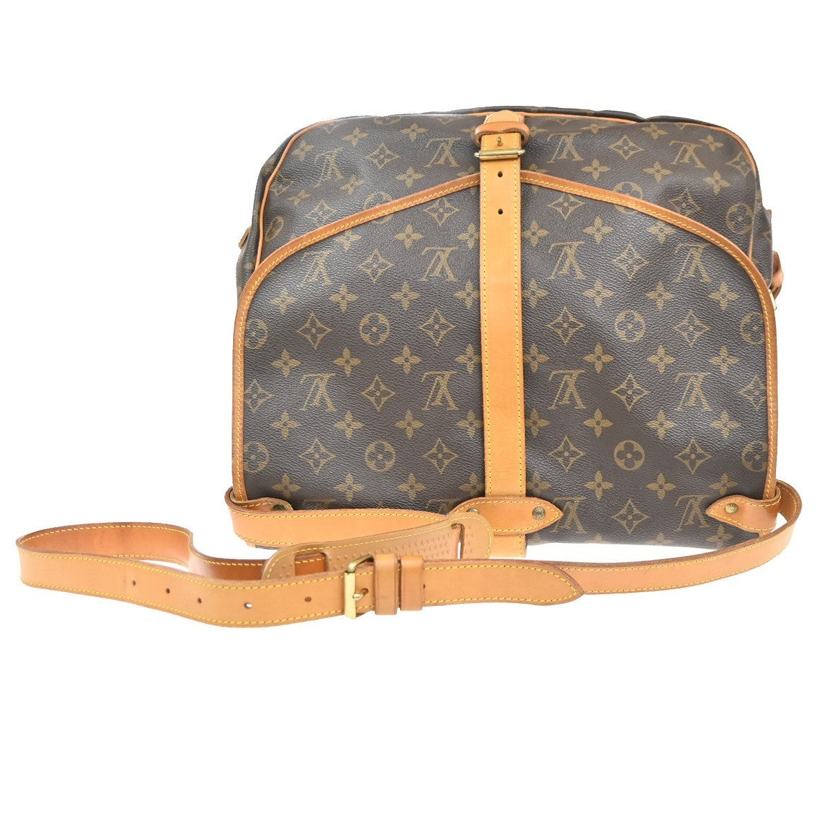 LOUIS VUITTON Saumur 35 Shoulder Bag Monogram Leather BN France M42254 74KC864