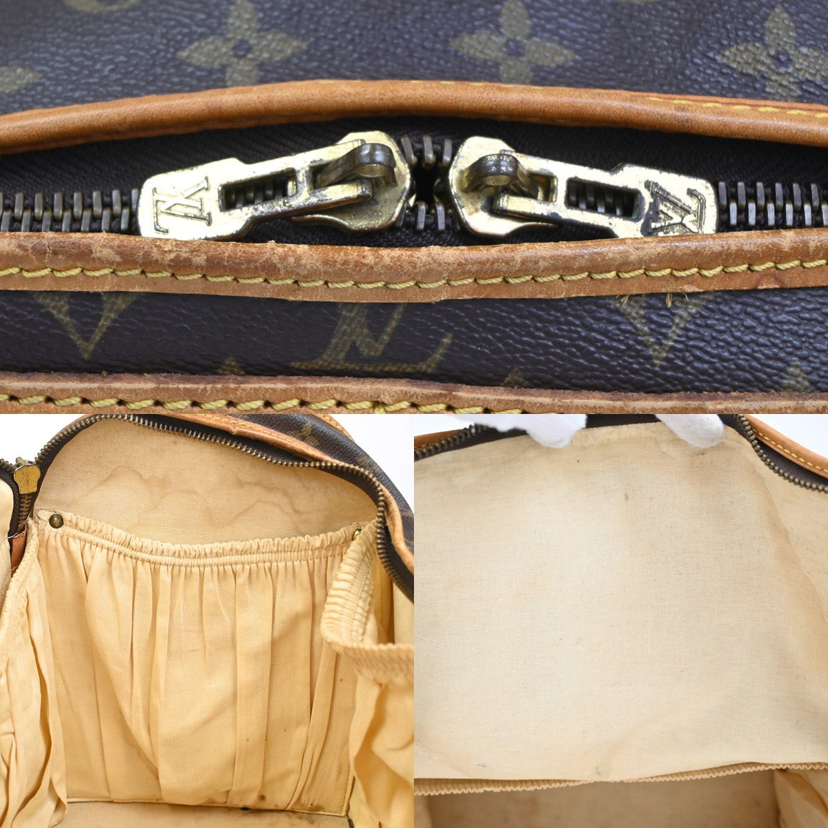 LOUIS VUITTON Sac Chassour 40 Travel Hand Bag Monogram Leather BN M41924 81CA888