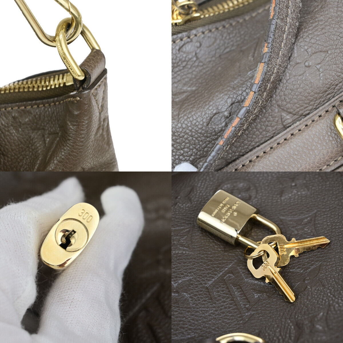 LOUIS VUITTON Lumineuse PM 2Way Shoulder Bag Monogram Empreinte M93409 14YG486