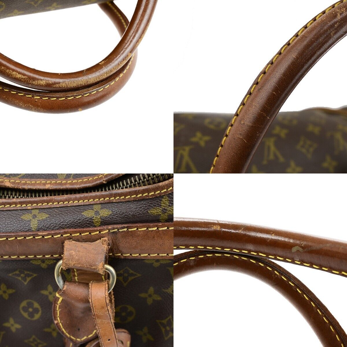 LOUIS VUITTON Sac Chasseur 40 Pet Carry Hand Bag Monogram Leather M41924 30ED099