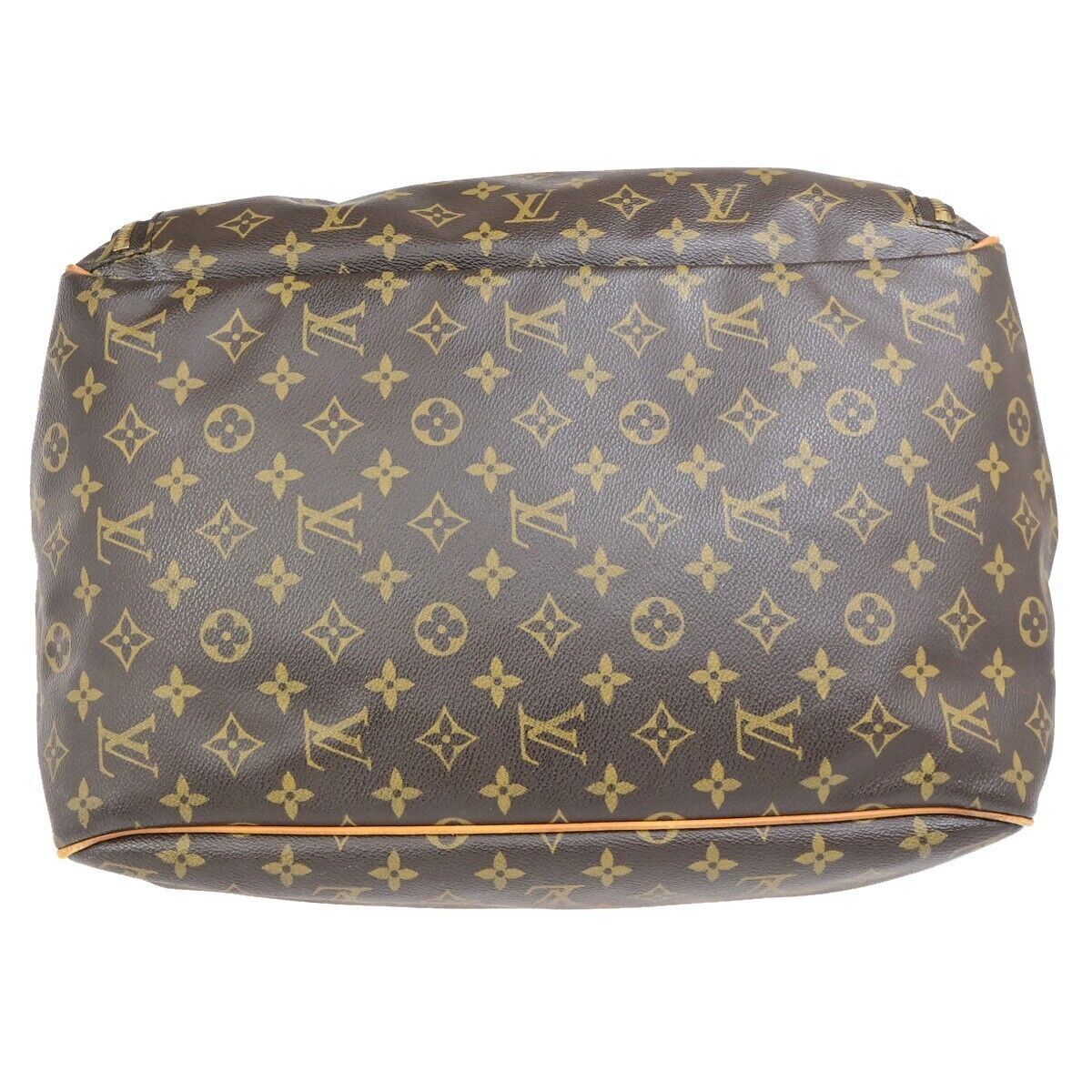 LOUIS VUITTON LV Logo Evasion Hand Bag Monogram Leather Brown M41443 34ED170